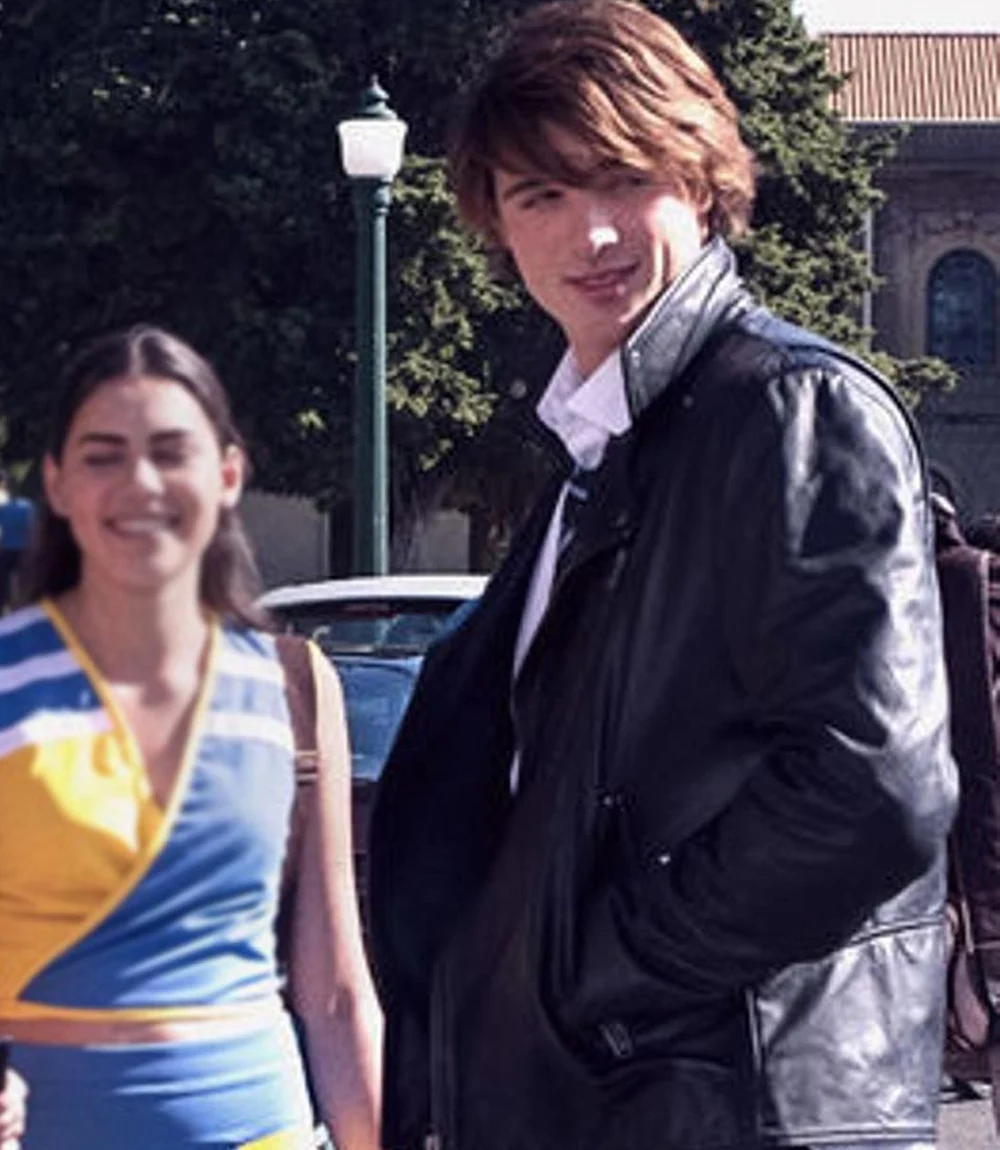 Jacob Elordi The Kissing Booth Black Noah Flynn Leather Jacket Unisex Jacob Elordi The Kissing Booth Black Noah Flynn Leather Jacket