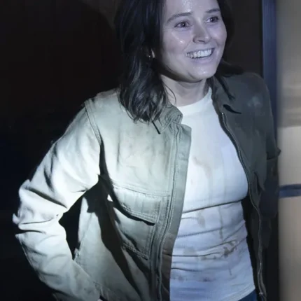 Unisex Madeleine Coghlan The Rookie 2025 Abigail Green Cotton Jacket