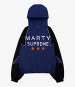Marty Supreme Misty Copeland Blue & Black Hooded Jacket