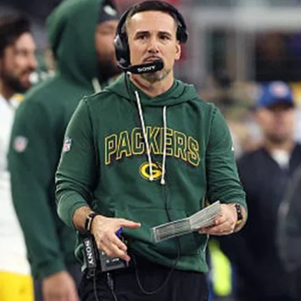 Unisex Matt LaFleur Green Bay Packers Pullover Sideline Hoodie