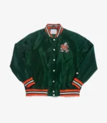 Miami Hurricanes Retro Sebastian Bomber Jacket Green