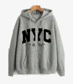 Unisex NYC All Team Sports Club Graphic Zip up Hoodie