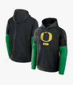 Unisex Nike Black Oregon Ducks Fitness Performance Pullover Hoodie