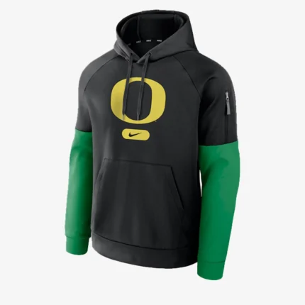 Nike Black Oregon Ducks Fitness Performance Pullover Hoodie