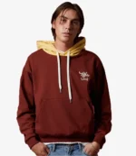 Unisex Pacsun Wish Me Luck 2026 Billiards League Burgundy Pullover Hoodie
