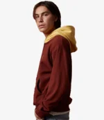 Pacsun Wish Me Luck 2026 Billiards League Burgundy Pullover Hoodie