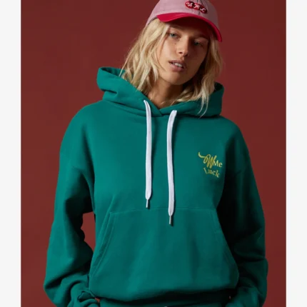 Unisex Pacsun Wish Me Luck 2026 Billiards League Green Pullover Hoodie