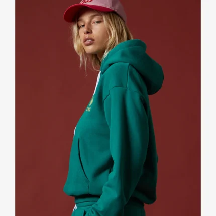 Pacsun Wish Me Luck 2026 Billiards League Green Pullover Hoodie