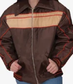 Palm Royale S02 Jason Canela Brown Puffer Jacket