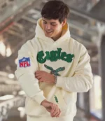 Philadelphia Eagles Cream Hoodie For Unisex