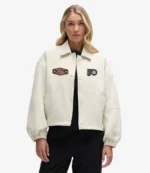 Unisex Philadelphia Flyers lululemon Coach’s Full-Button Cream Jacket