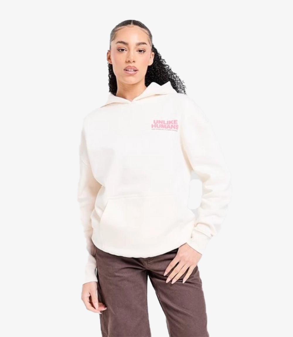 Premium Unlike Humans Flower Overhead Hoodie Unisex Premium Unlike Humans Flower Overhead Hoodie