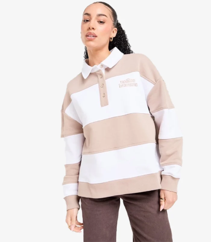 Unlike Humans Top Unlike Humans Panel Polo Shirt