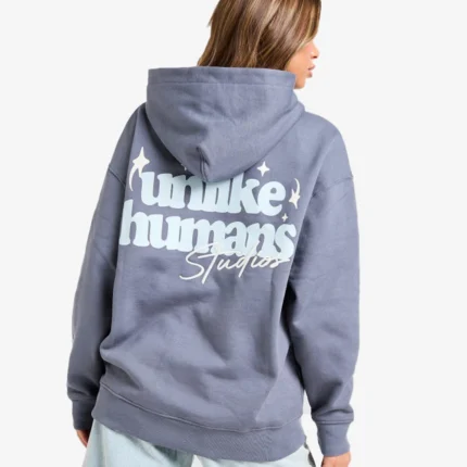 Premium Unlike Humans Studio Overhead Blue Hoodie