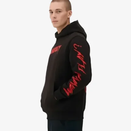 Primark Black Pullover Fleece Chucky Hoodie