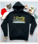 Quality Learning Center Black Pullover Fleece Hoodie For Unisex