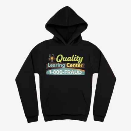 Quality Learning Center Black Pullover Fleece Hoodie