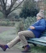 Rowan Atkinson TV Series Man vs Baby 2025 Trevor Bingley Housesitters Deluxe Blue Jacket