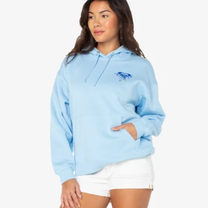Unisex Roxy Wailea Graphic Blue Hoodie