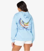 Roxy Wailea Graphic Blue Hoodie