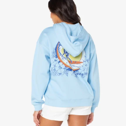 Roxy Wailea Graphic Blue Hoodie