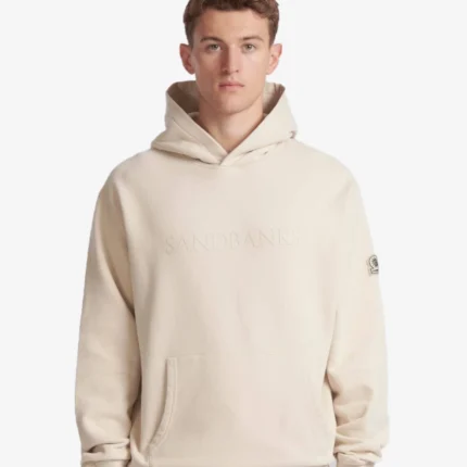 Sandbanks 3D Silicone Logo Hoodie