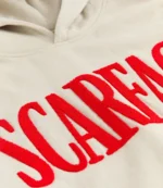Scarface Chenille Patch Beige Hoodie