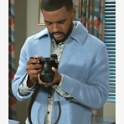 Sean Freeman TV Series Beyond the Gates 2025 Andre Richardson Blue Jacket