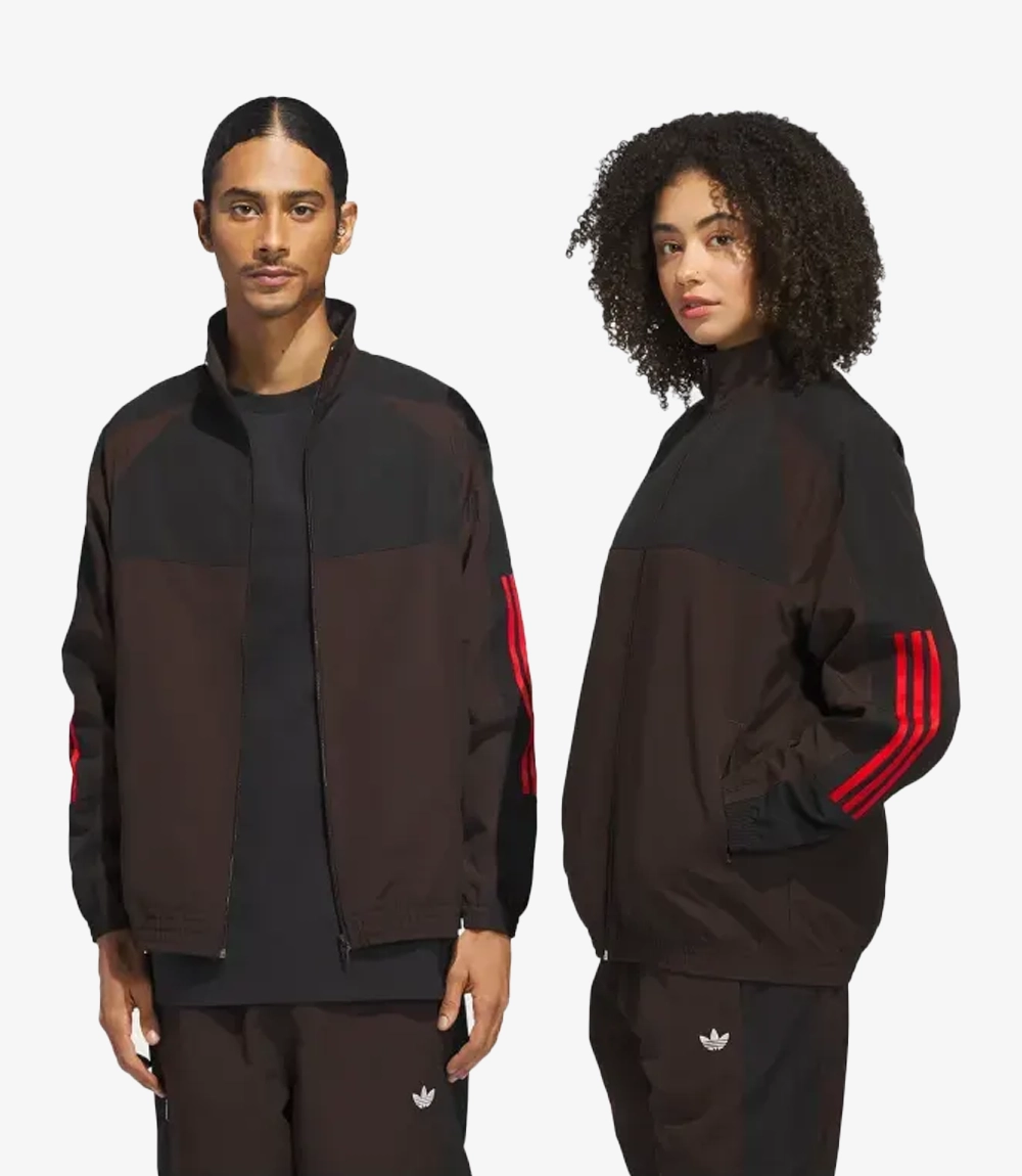 Skateboarding Gatsele Brown Track Jacket Unisex Skateboarding Gatsele Brown Track Jacket