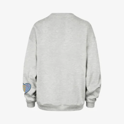 Stoney Clover Lane 2026 Super Bowl LX ’47 Oversized Grey Crewneck Sweatshirt