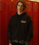 Unisex Stranger Things x PacSun Upside Down Black Hoodie