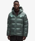 Unisex Team Canada Wunder Puff Jacket with Large Hood Shine