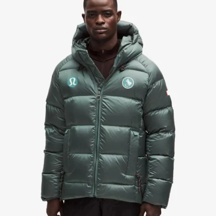 Unisex Team Canada Wunder Puff Jacket with Large Hood Shine