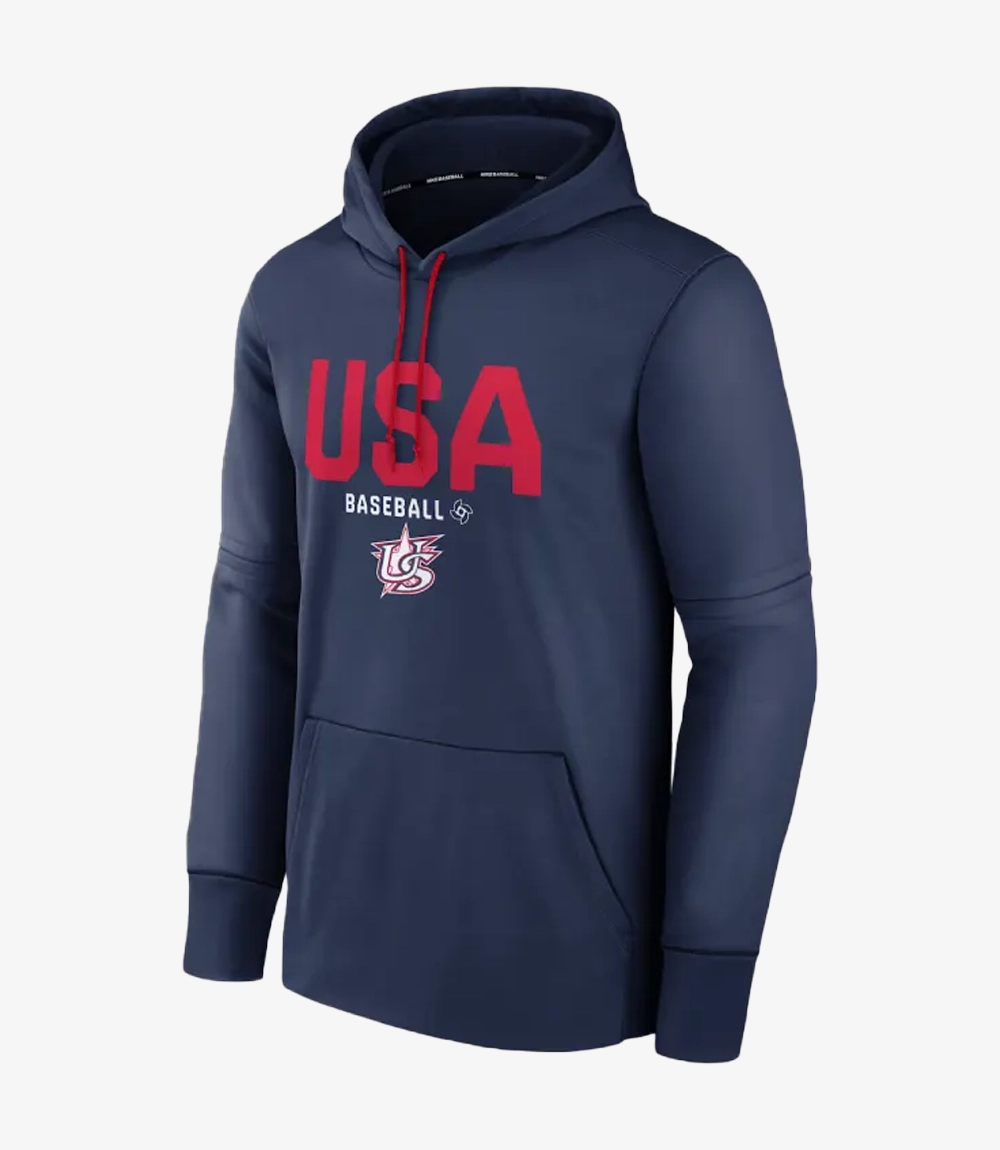 USA Baseball Nike 2026 World Baseball Classic Club Hoodie USA Baseball Nike 2026 World Baseball Classic Club Hoodie For Unisex