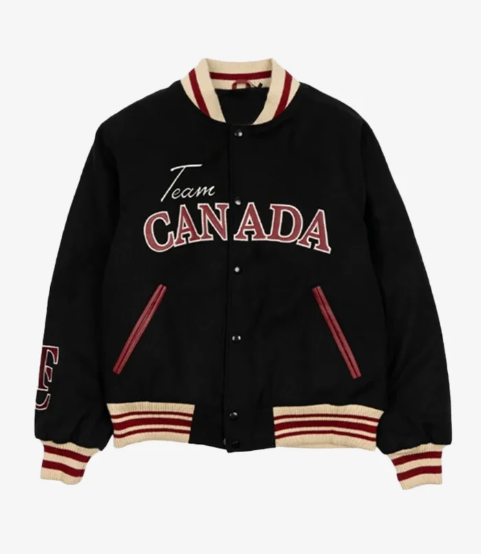 Sca Jacket SCA x Hockey Canada Leaf & Legacy Varsity Bomber Jacket