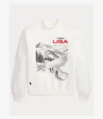 2026 Winter Olympics Polo Ralph Lauren Team USA Graphic Fleece Mockneck Sweatshirt For Unisex