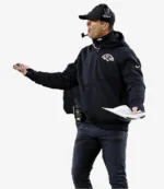 Coach John Harbaugh 2025 Baltimore Ravens Nike Sideline Bomber Jacket For Unisex