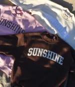 Cozy Meets Cute Our New Sunshine Embroidered Mock Neck For Unisex