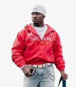 Deebo Samuel Sr. Marty Supreme Red Hooded Jacket For Unisex