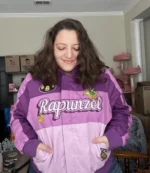 Disney Tangled Live Action Movie Rapunzel Moto Jacket Purple For Unisex