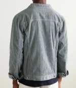 Jamies Feasts for a Fiver S01 Jamie Oliver Blue Cotton-corduroy Jacket For Unisex