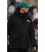 New York Jets Black Hooded Parka Jacket Unisex