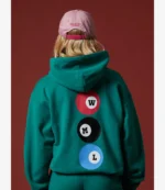 Pacsun Wish Me Luck 2026 Billiards League Green Pullover Hoodie For Unisex