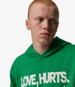 Philadelphia Eagles Jalen Hurts x Jordan Nike Love Hurts 2026 Kelly Green Pullover Hoodie For Unisex