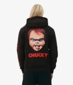 Primark Black Pullover Fleece Chucky Hoodie For Unisex