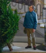 Rowan Atkinson TV Series Man vs Baby 2025 Trevor Bingley Housesitters Deluxe Blue Jacket For Unisex