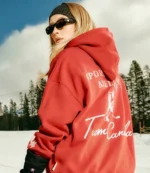 SCA x Hockey Canada Red Classic Terry Pullover Hoodie For Unisex