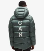 Team Canada Wunder Puff Jacket with Large Hood Shine For Unisex