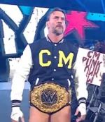 WWE CM Punk Steiner Bros University of Michigan Varsity Jacket For Unisex