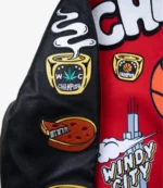 Wedding Cake The Chi Chicago Windy City Red Varsity Jacket For Unisex